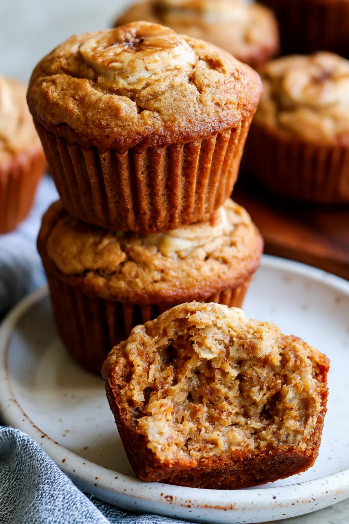 Peanut Butter Banana Muffins