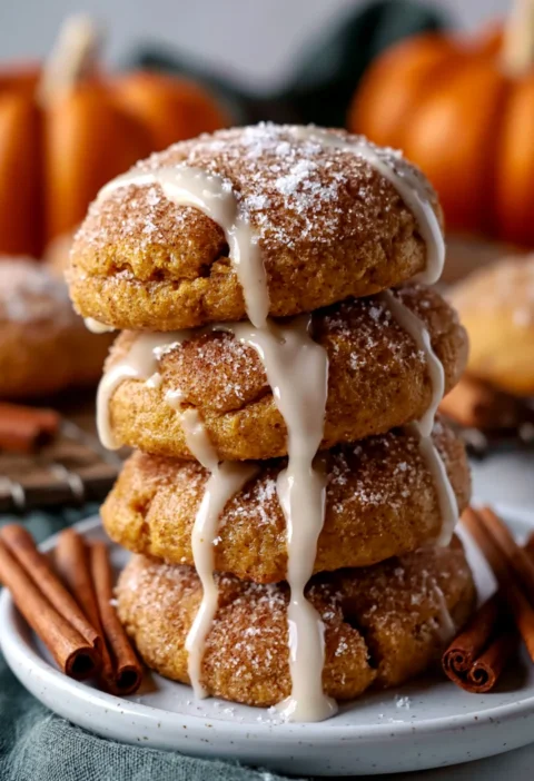 perfect pumpkin snickerdoodle cookies