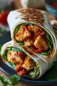 Quick & Easy Sweet Chili Chicken Wraps Your Family Will Love
