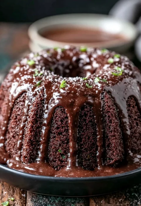 Rich Chocolate Zucchini Bundt Cake