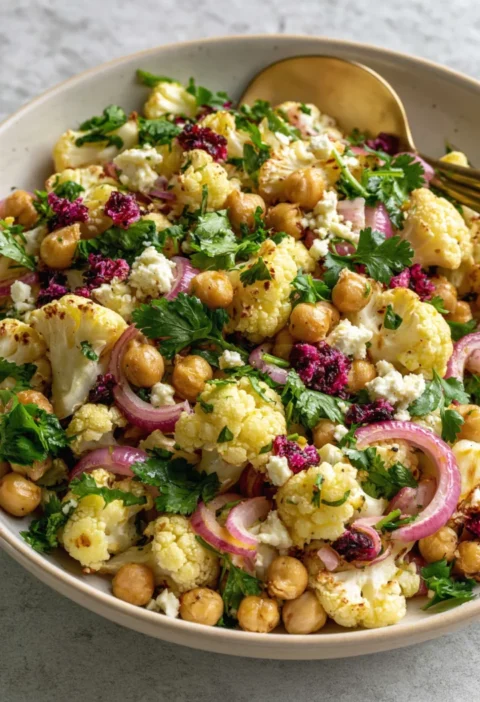 Roasted Cauliflower Salad