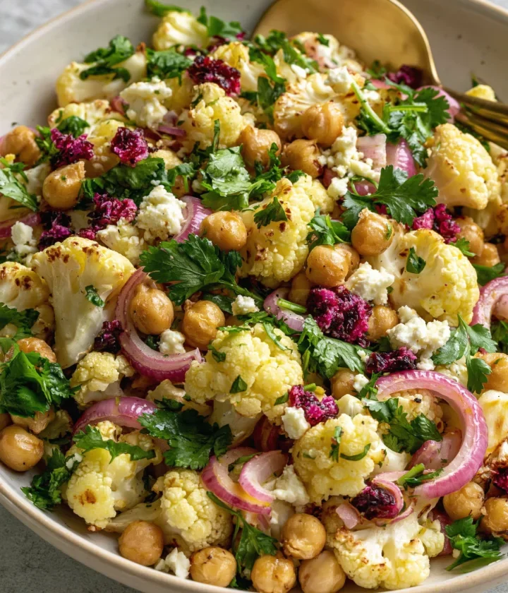 Roasted Cauliflower Salad