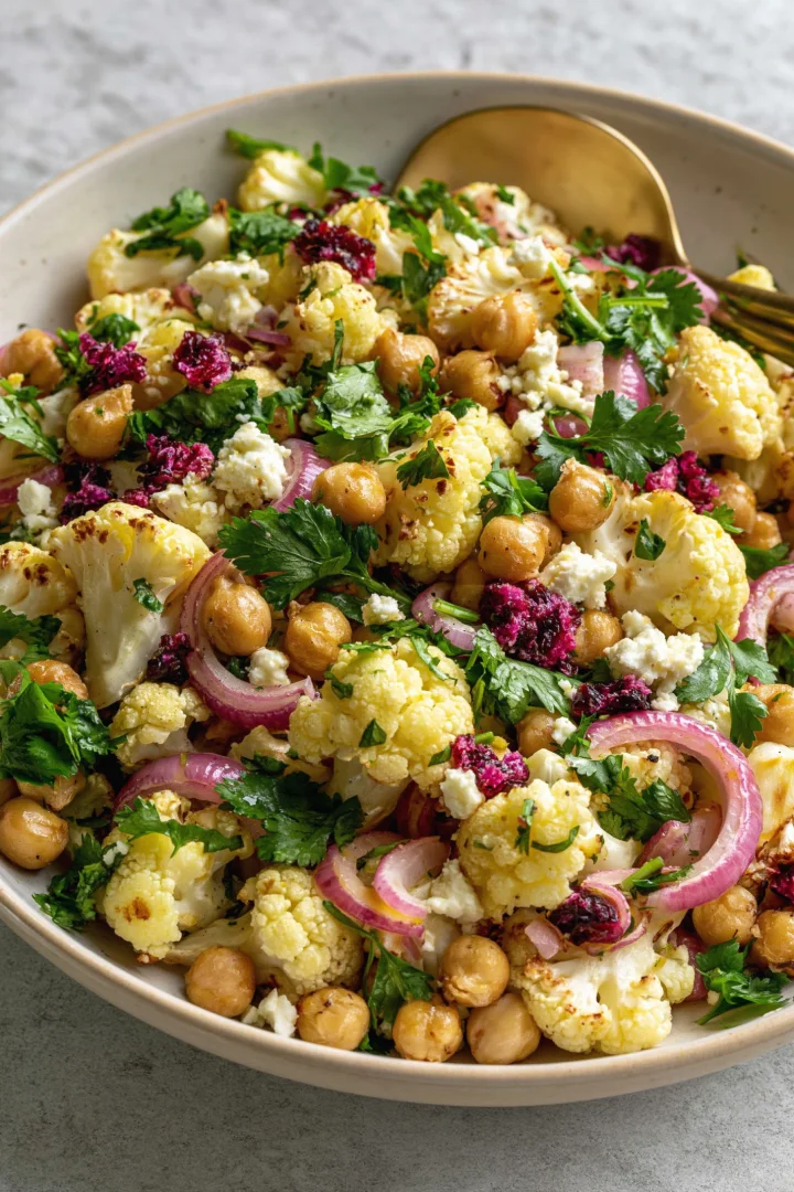 Roasted Cauliflower Salad