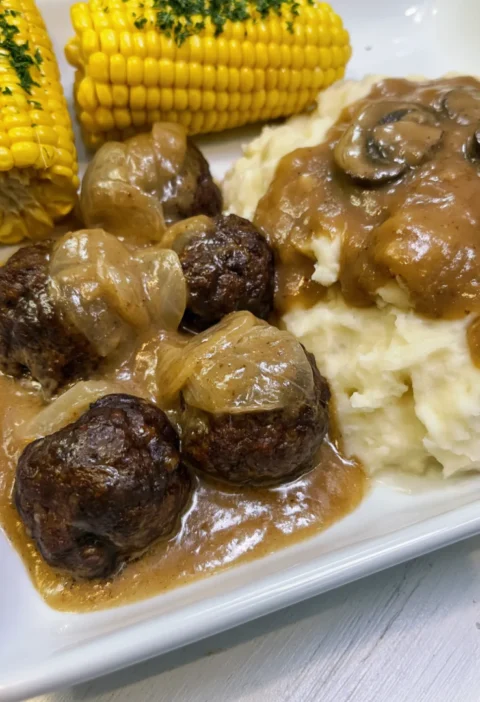 Salisbury Steak Meatballs