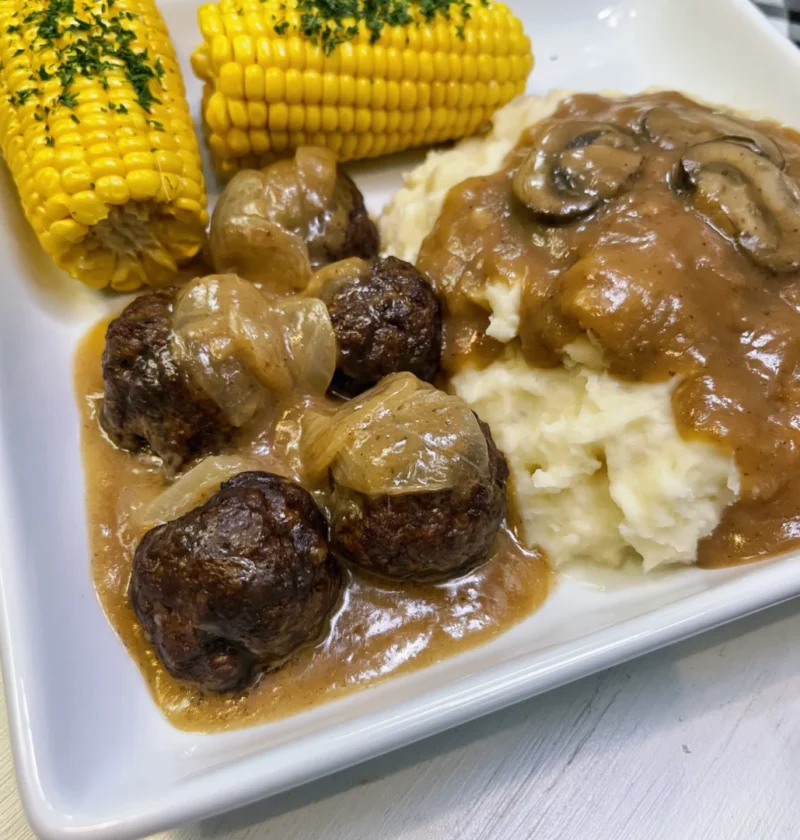 Salisbury Steak Meatballs