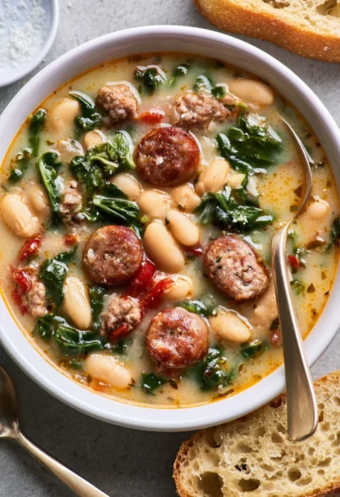 Sausage and White Bean Soup