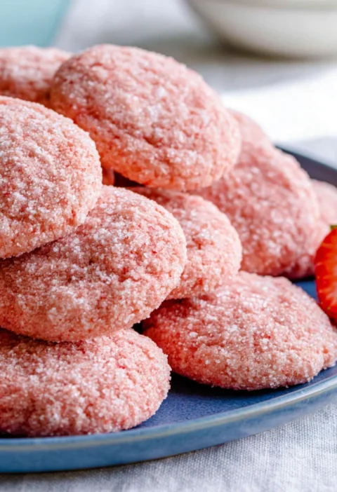 Strawberry Sugar Cookies