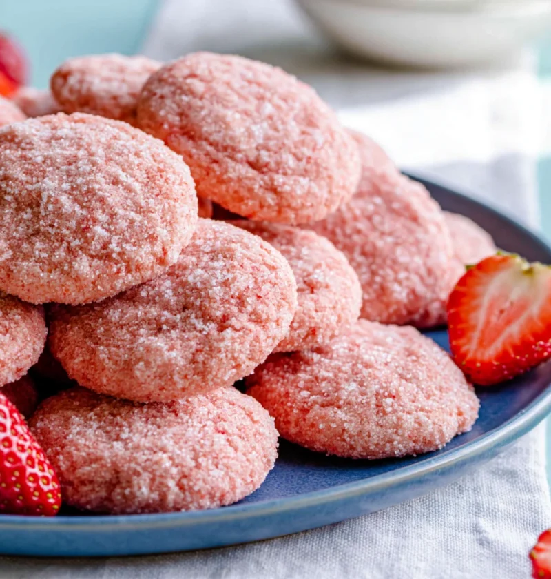 Strawberry Sugar Cookies