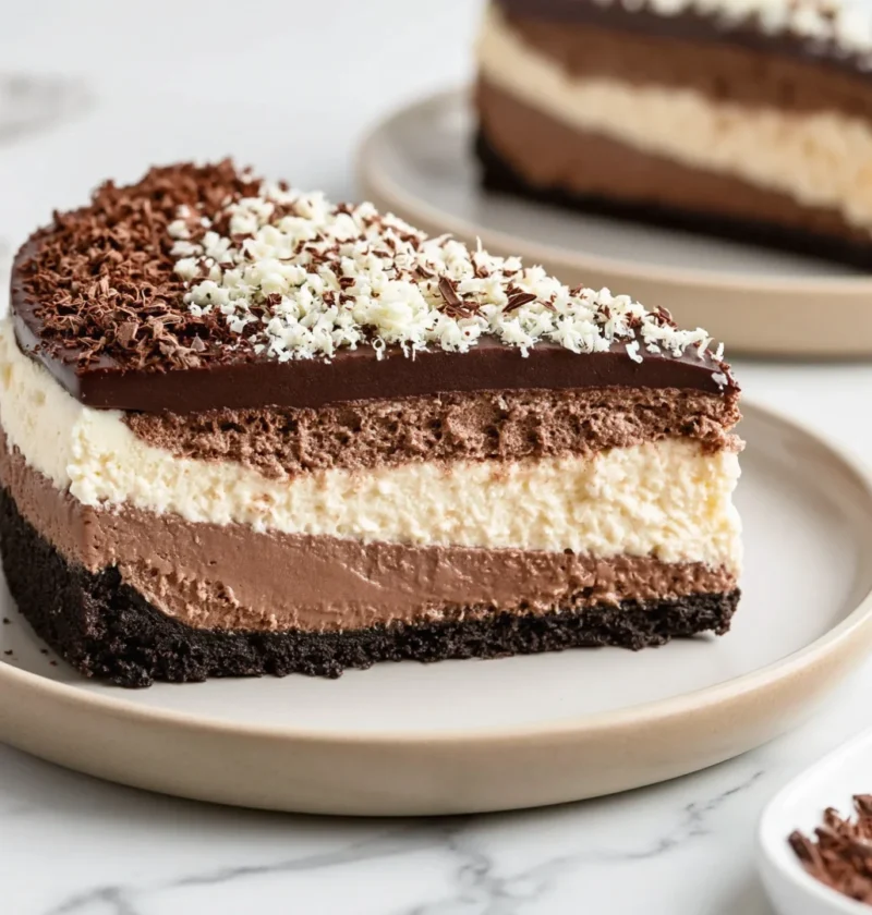 Triple Chocolate Cheesecake