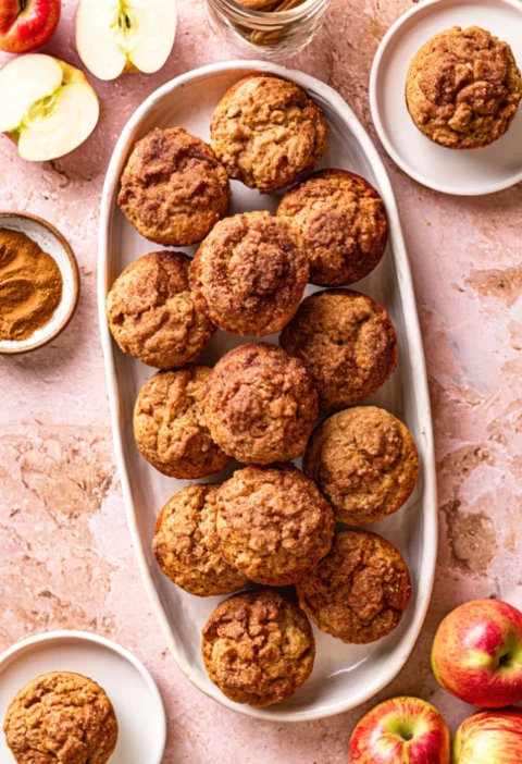 Apple Cinnamon Protein Muffins