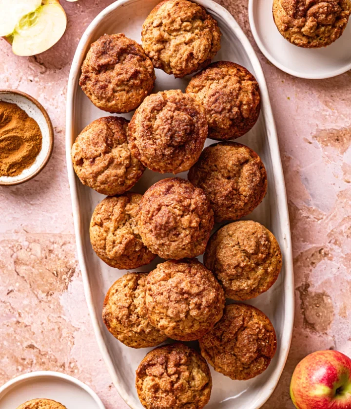 Apple Cinnamon Protein Muffins