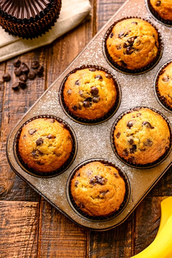 Banana Chocolate Chip Muffins