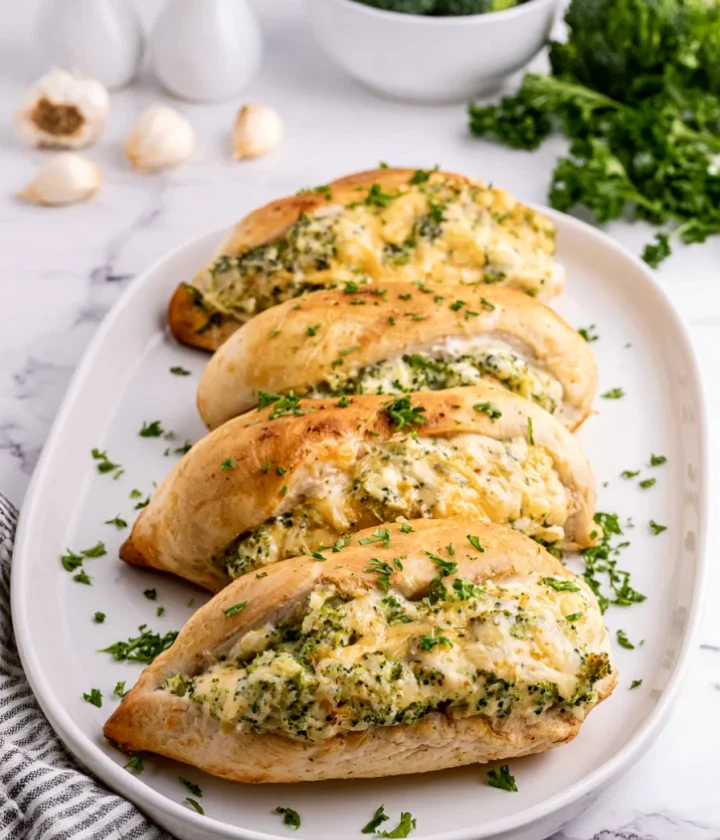 Broccoli Cheese Stuffed Chicken