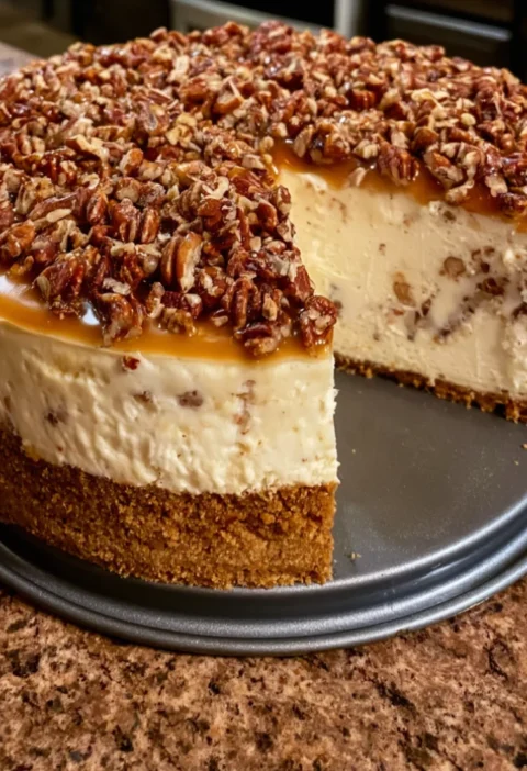 Butter Pecan Cheesecake