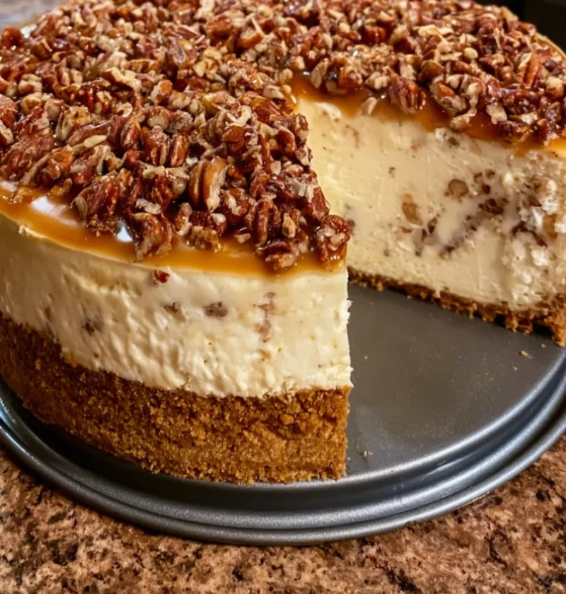 Butter Pecan Cheesecake