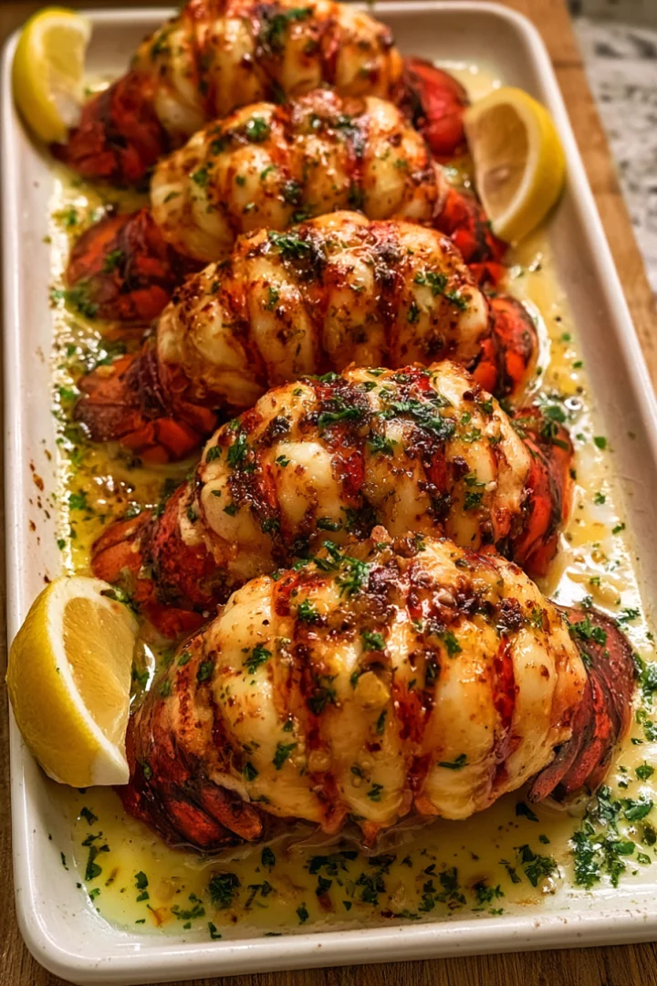 Buttery Garlic Lobster Tails