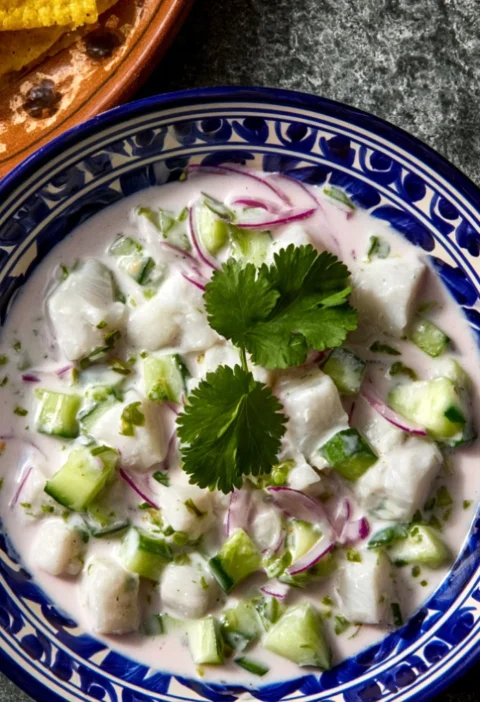 Ceviche with Leche de Tigre