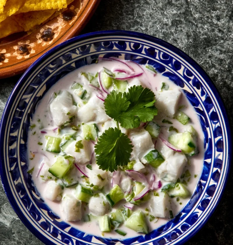 Ceviche with Leche de Tigre