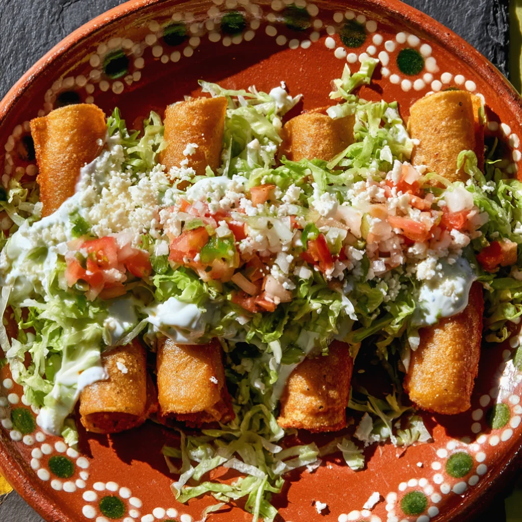 Chicken Taquitos (Rolled Tacos)