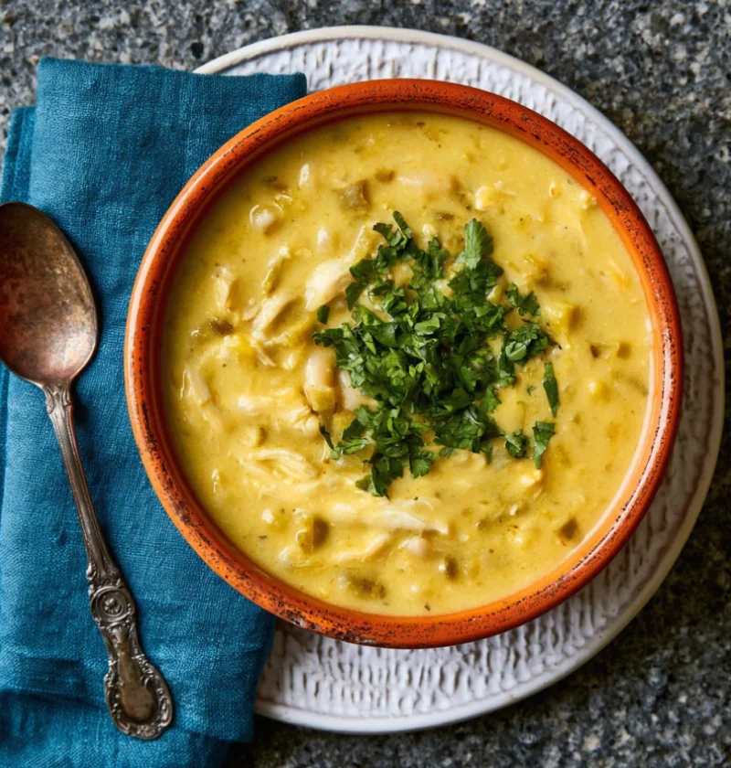 Chile Relleno Soup with Chicken