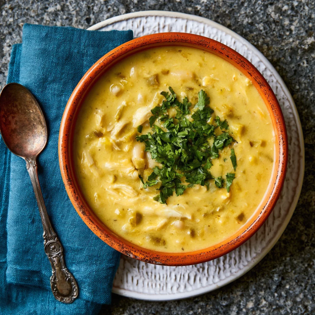Chile Relleno Soup with Chicken