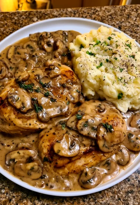 Creamy Mushroom Chicken