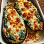 Bacon Cheddar Stuffed Zucchini Boats