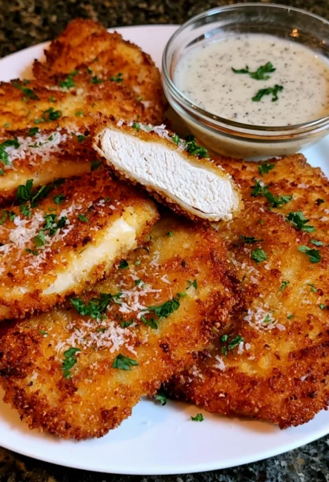 Crispy Parmesan Chicken Cutlets