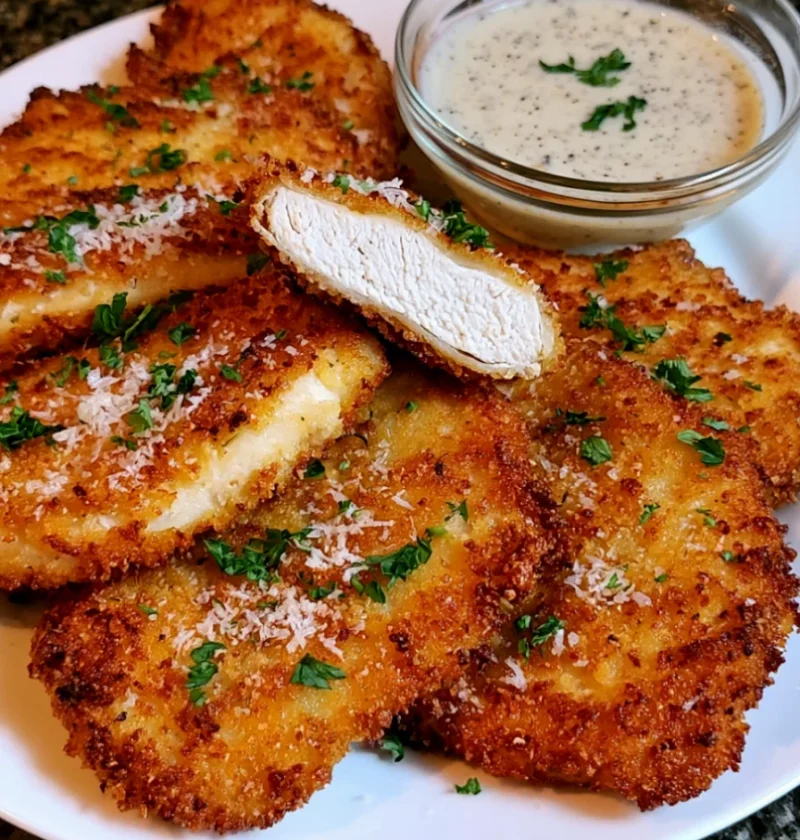 Crispy Parmesan Chicken Cutlets