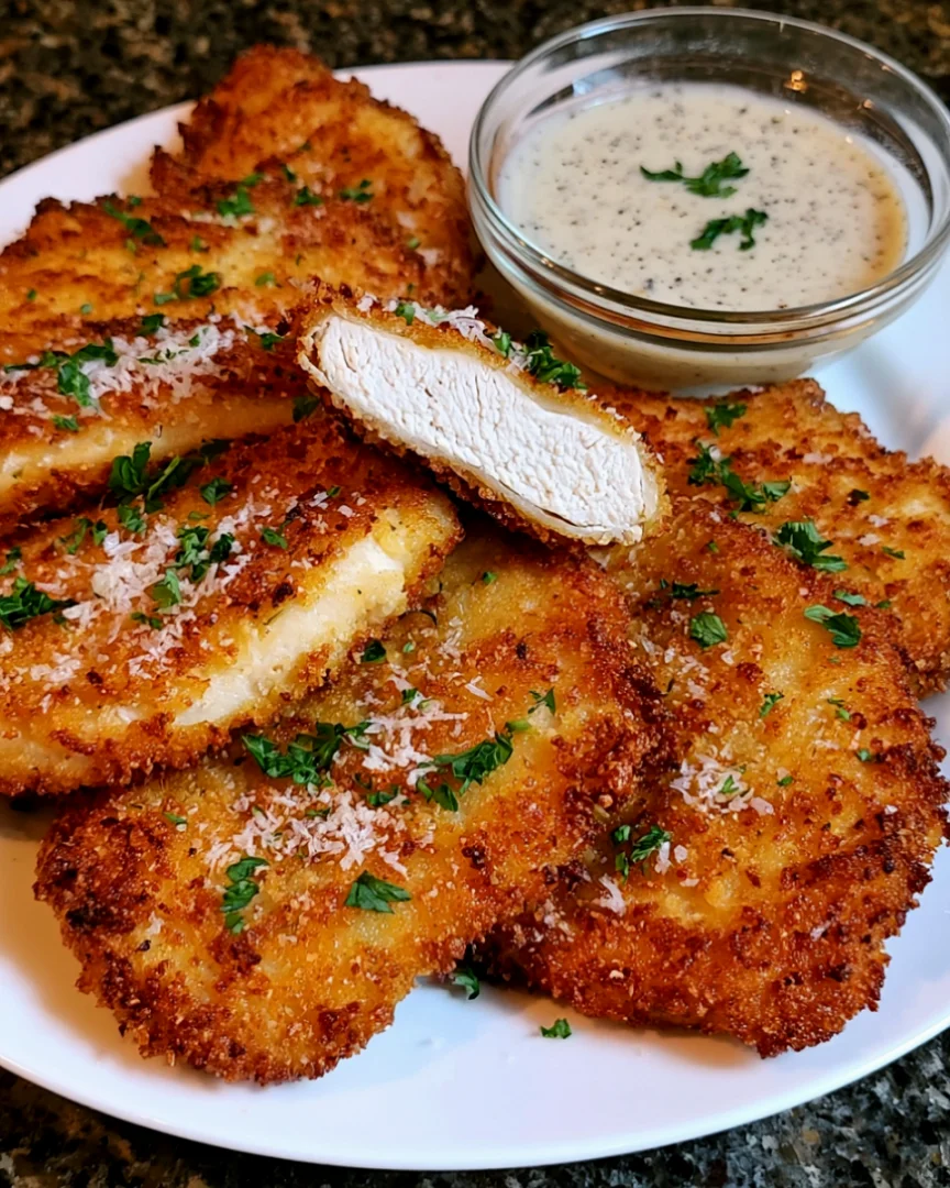Crispy Parmesan Chicken Cutlets
