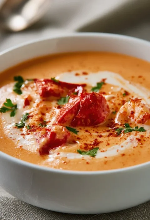 creamy crab bisque