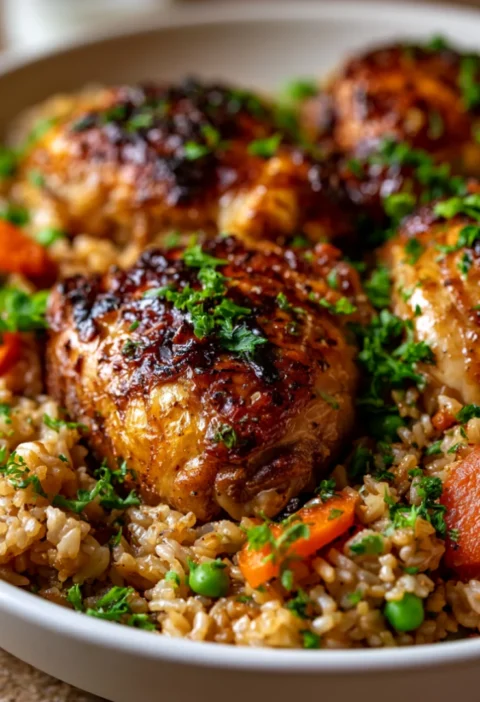 Delicious One Pot Chicken and Rice