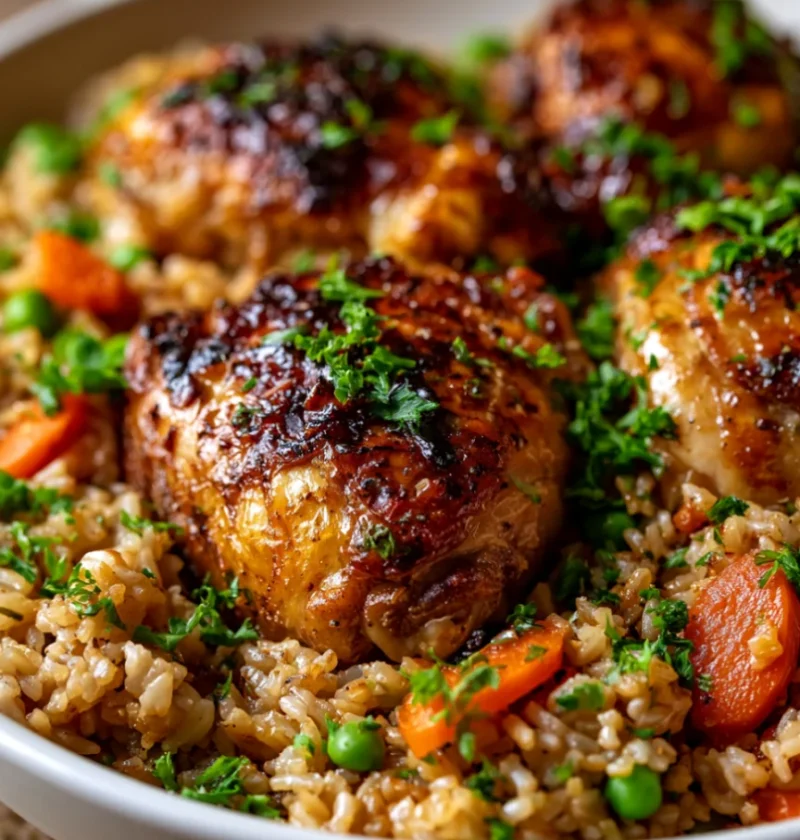 Delicious One Pot Chicken and Rice