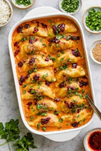 Easy Gluten Free Dumpling Bake (One-Pan Dinner)