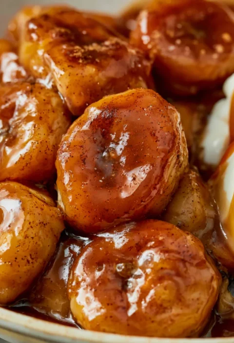 Fried Bananas in Honey Sauce