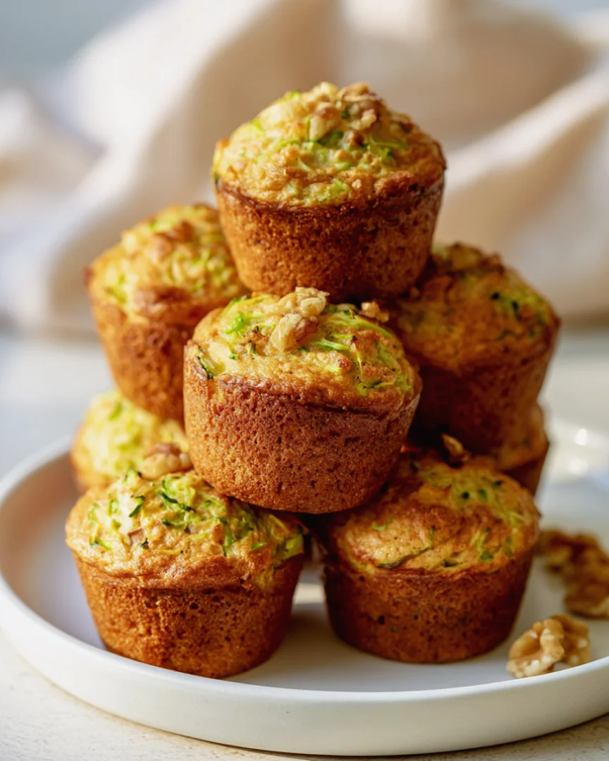 Irresistible Banana Zucchini Muffins