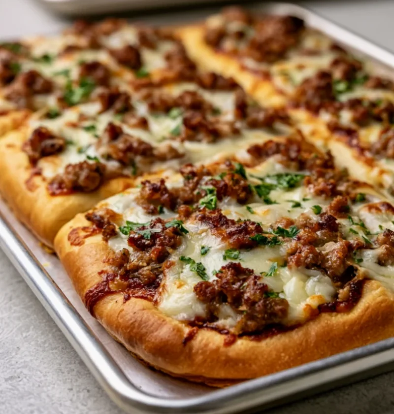 Oven Baked Beef Flatbreads