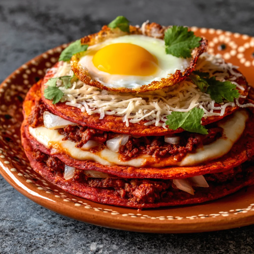 Stacked Enchiladas (Enchiladas Montadas)