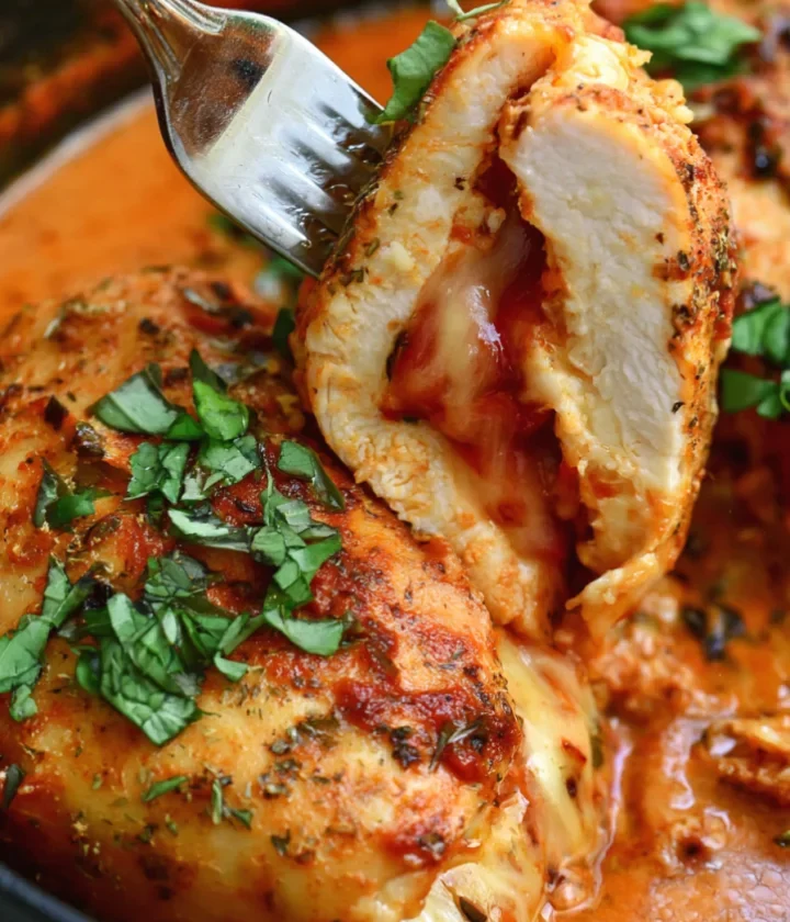 Sun Dried Tomato Pesto Stuffed Chicken
