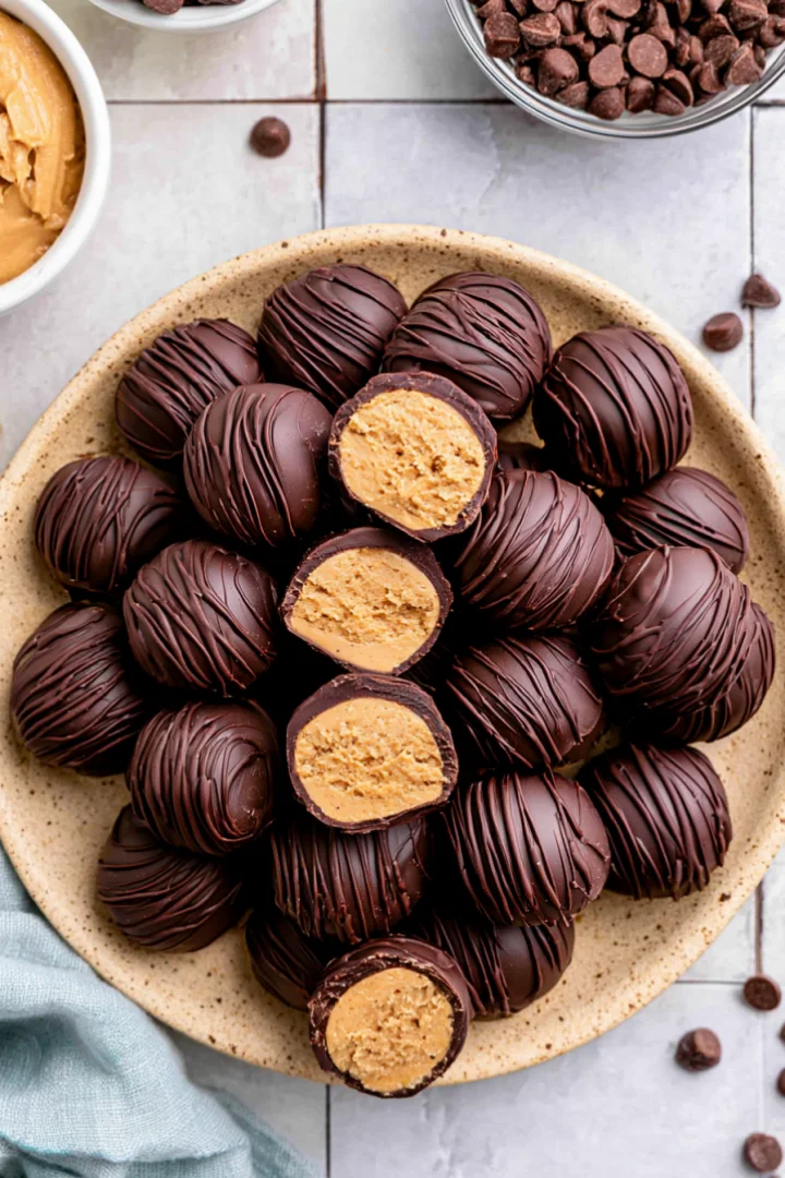 No Bake Peanut Butter Balls