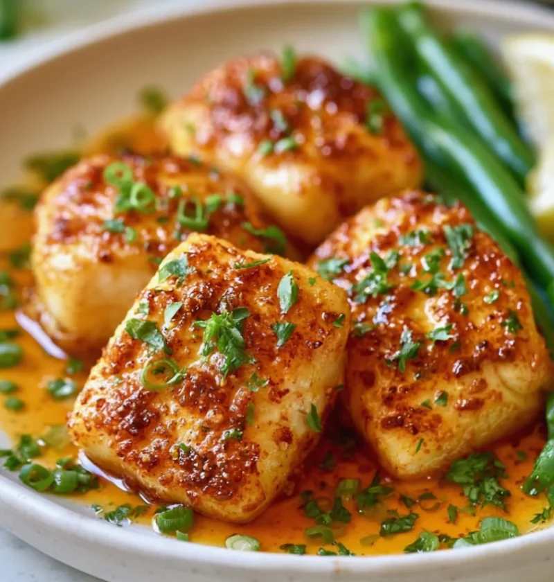 Zesty Cajun Garlic Butter Cod