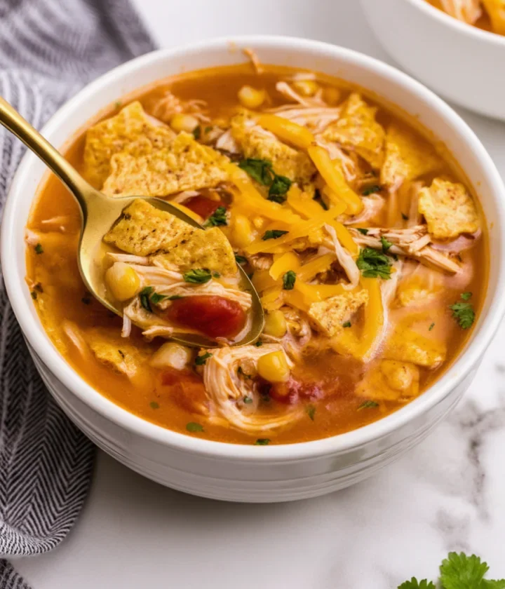Crock Pot Chicken Tortilla Soup