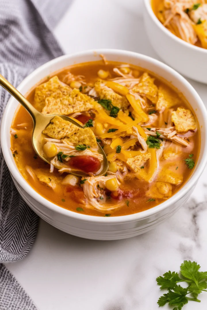 Crock Pot Chicken Tortilla Soup